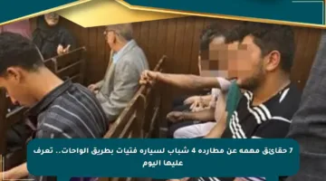 7 حقائق مهمة عن مطاردة 4 شباب لسيارة فتيات بطريق الواحات.. تعرف عليها اليوم